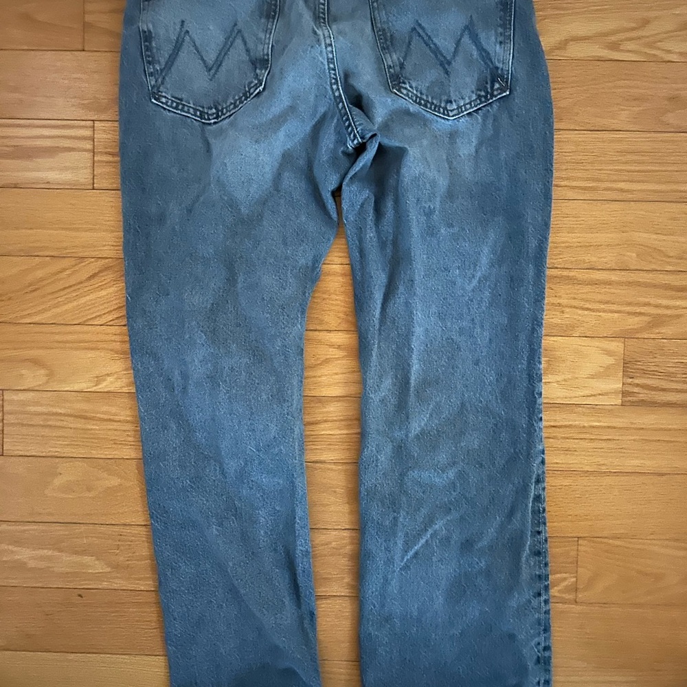 MOTHER Blue Flared High-Rise Jeans - Picture 4 of 6